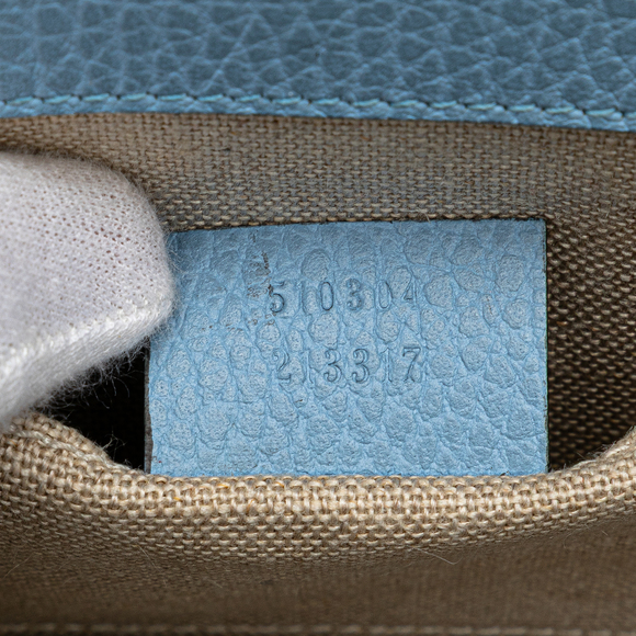 Pre-Loved Gucci Small Dollar Calfskin Interlocking G Crossbody - Picture 6 of 12